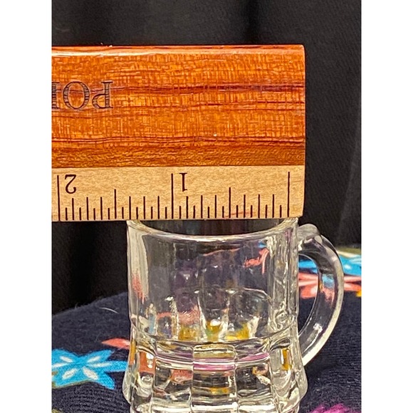 Federal Glass, Clear Beer Mug Shaped Shot Glasses, 2 in tall X 1 ½ in. 1 oz - Picture 12 of 12